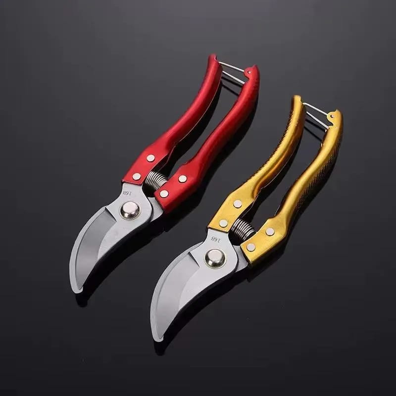 High Carbon Steel Pruning Shears Cutter – Stainless Steel Gardening Scissor for Plant & Branch Cutting